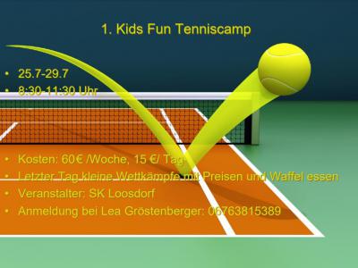1. Kids Fun Tenniscamp